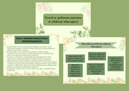 Uczeń ze spektrum autyzmu w edukacji włączającej