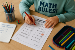 Karta pracy: Liczby całkowite – ćwiczenia z odejmowania