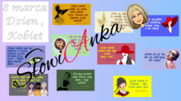 DZIEŃ KOBIET gazetka z cytatami + duży napis do wydruku
