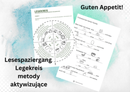 Niemiecki/ Lesespaziergang + Legekreis/ Frühstück/ Lebensmittel/ metody aktywizująca