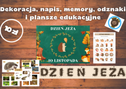 Pakiet na Dzień Jeża w przedszkolu