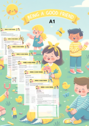Gotowa Lekcja_Karty Pracy Being a good friend A1