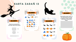 KARTA ZADAŃ 13 - HALLOWEEN