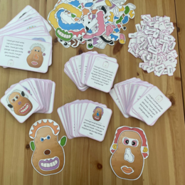 Sam the Spud: have got, facial body parts, colours