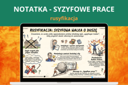 Rusyfikacja, Syzyfowe prace – darmowa notatka | język polski, historia, lektury, powtórka, egzamin ósmoklasisty, klasa 7–8