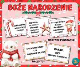 BOŻE NARODZENIE- ŚWIĄTECZNY ZESTAW - PLANSZE i ZABAWY