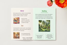 Zwierzęta, rośliny, środowiska przyrodnicze. Ilustracje, krótkie opisy i ciekawostki.