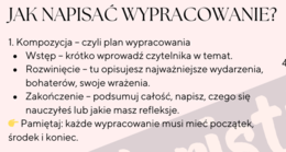 Jak napisać wypracowanie? - instrukcja