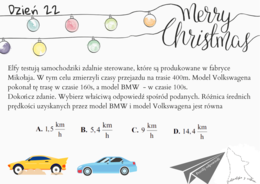 Egzaminacyjny matematyczny kalendarz adwentowy