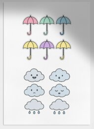 Temat zajęć: „Pomysły na deszczowe dni” . Burza mózgów z dziećmi, co robić w domu, gdy pada deszcz.