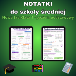 Notatki z matematyki do 1 klasy - Nowa Era 1P