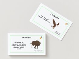 Gra planszowa o ekologii. Plansza. 40 pytań przyrodniczych. Zasady gry