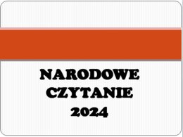 Narodowe Czytanie - gotowa prezentacja PowerPoint