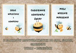 PLAKATY MOTYWACYJNE DO SALI, SZATNI, GABINETU - PSZCZOŁY