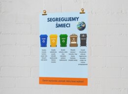 Plakaty edukacyjne. Segregujemy śmieci. Dbamy o przyrodę.