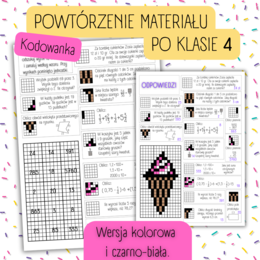 POWTÓRZENIE MATERIAŁU PO KLASIE 4 - kodowanka/bloksy