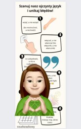 Dzień języka ojczystego zakładka wklejka do zeszytu plakat - różne możliwości do wykorzystania
