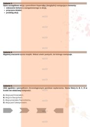 Kamienie na szaniec - sprawdzian