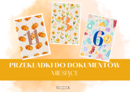 PRZEKŁADKI DO DOKUMENTÓW - nazwy miesięcy