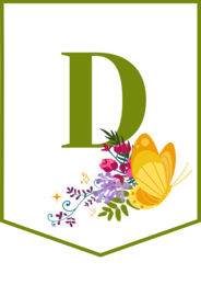 DZIEŃ MOTYLA – girlanda – napis – gazetka – wersja 4