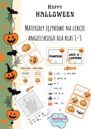 Halloween. Escape room. Materiały językowe na lekcje angielskiego dla klas 1-3