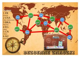 Bezcenne znaczki – Gra planszowa