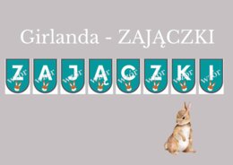 Girlanda dla grupy ZAJĄCZKI