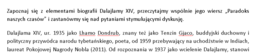 Karta pracy - wiersz Dalajlamy