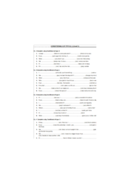 Conditionals of type 0,1,2 and 3.