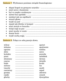 Ćwiczenia leksykalne