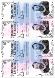 Narodowe czytanie 2025 - Jan Kochanowski - plakat, napisy, twórczość poety, dyplom, zakładki do książek