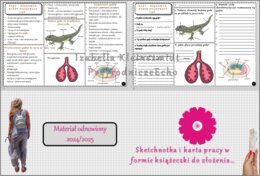 Minizestaw do tematu „Gady - kręgowce, które opanowały ląd” – sketchnotka + karta pracy w pdf + gratisowy link do prezentacji multimedialnej niekomercyjnej wykonanej w genial.ly do indywidualnego pobrania i użycia do celów niekomercyjnych. Biologia 6, Dz