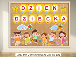 DZIEŃ DZIECKA - zestaw materiałów - duża grafika
