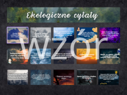 Ekologiczna gazetka - szkolne gazetki na Dzień Ziemi i nie tylko.. - ekologiczne cytaty i aforyzmy