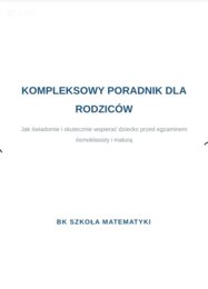 Poradnik dla rodzica - jak wspierač dziecko przed egzaminem.