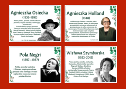 DZIEŃ KOBIET – – gazetka – SŁAWNE POLKI – biblioteka – świetlica – 24 strony – wersja 4