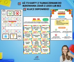 LEGO Grammar Fun – Present Simple, to be i can w formie gry