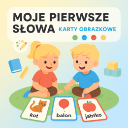 Karty obrazkowe: "Moje pierwsze słowa"