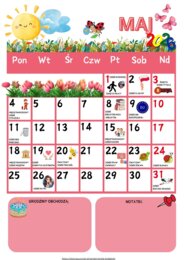 KALENDARZ ŚWIĄT TYPOWYCH I NIETYPOWYCH - na rok szkolny 2025/2026 wersja uzupełniona i czysta