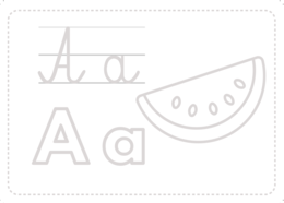 Litery A-Ż - ćwiczenia grafomotoryczne