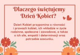 DZIEŃ KOBIET - GAZETKA SZKOLNA