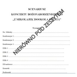 Scenariusz Koncertu Bożonarodzeniowego "Z Mikołajem dookoła świata"