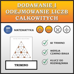 Trimino - Dodawanie i odejmowanie liczb całkowitych | matematyka