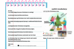 E8 - Christmas writing