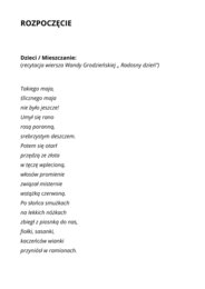 Sekrety 3 Maja scenariusz apelu