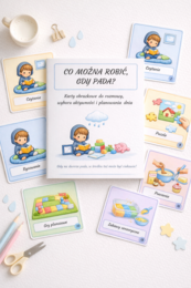 Karty obrazkowe: Co można robić, gdy pada?