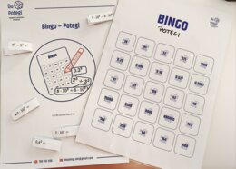 Bingo – Potęgi i obliczenia na potęgach – wersja druga