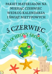 PAKIET MATERIAŁÓW NA MAJ WEDŁUG KALENDARZA ŚWIĄT I DNI NIETYPOWYCH