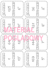 Ja mam...., kto ma...? - obliczanie potęg