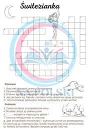 Świtezianka - krzyżówka